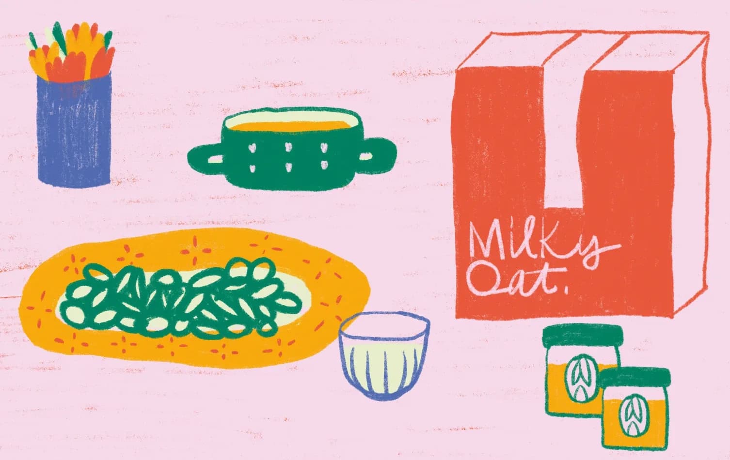Milky Oat, a spread of nourishing postpartum dishes
